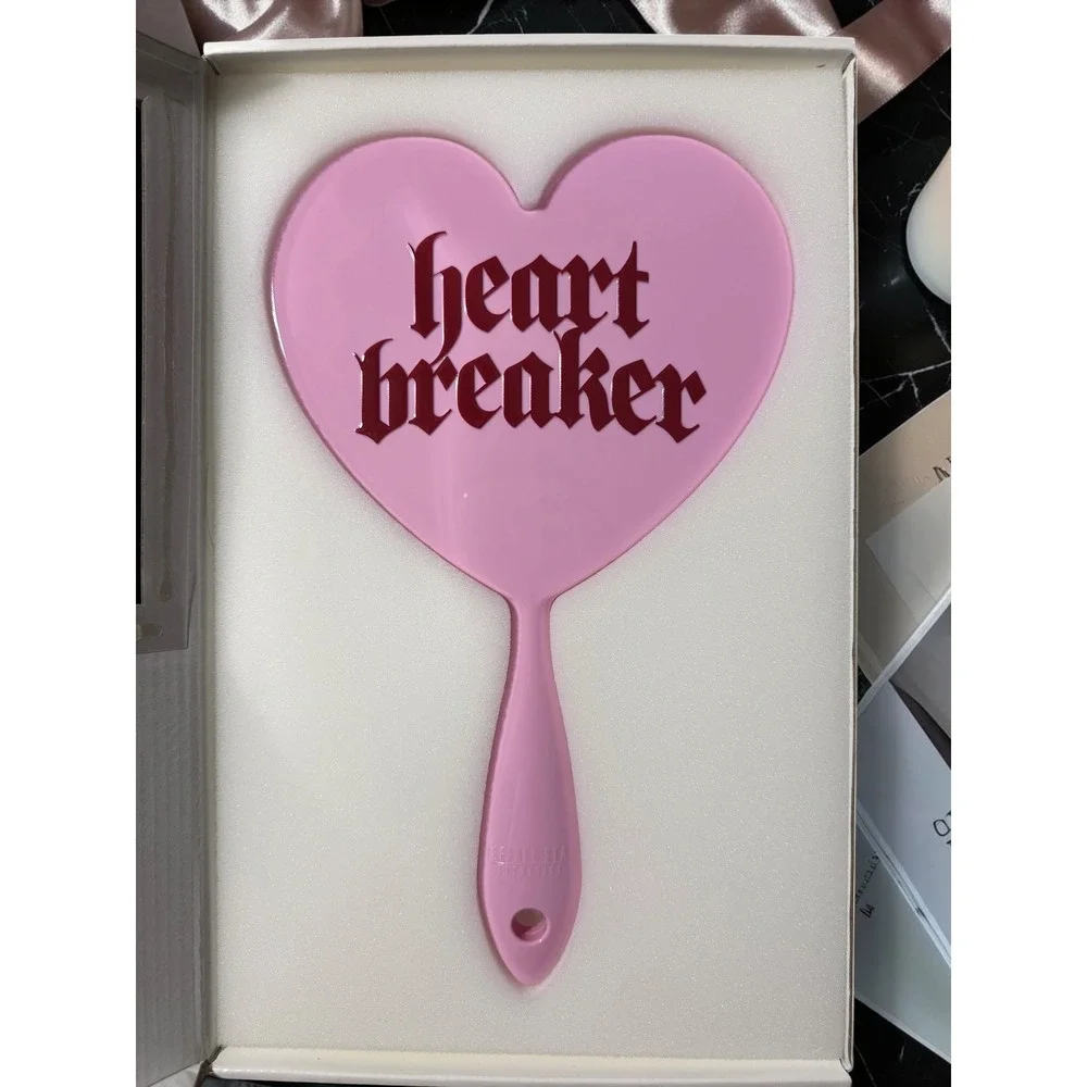 Jeffree Star Cosmetics - Heart Breaker Pink Hand Mirror - *NIB*
